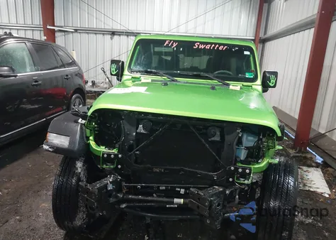 2020 Jeep Wrangler Unlimited Sport S 4X4 from USA, damaged, VIN 1C4HJXDG0LW104828